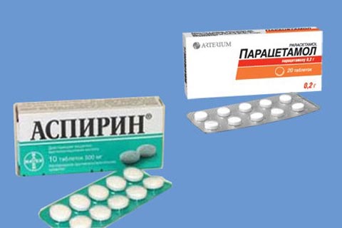 Применение Парацетамол и Аспирин